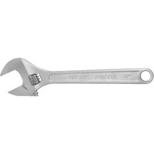 Llave ajustable (perico) cromado 12" Pretul