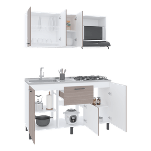 Cocina 150 Paoli Izq RTA Bardolino Blanco