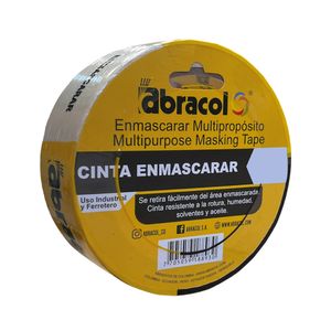 Cinta de Enmascarar Multiusos 1/2"x 40 metros Abracol