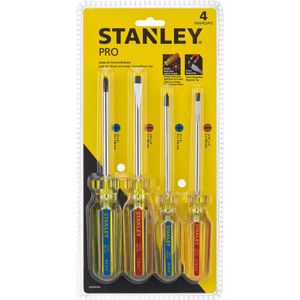 Juego de Destornilladores Profesional 4 Piezas Stanley STHT69169