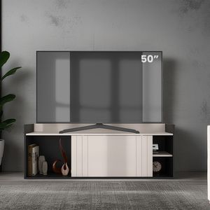 Mesa de TV 60" Cuera 51X141X36 RTA Capri Wengue