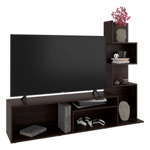 Mesa de  TV 55" Lugano 134X169X35 RTA Nogal Europeo