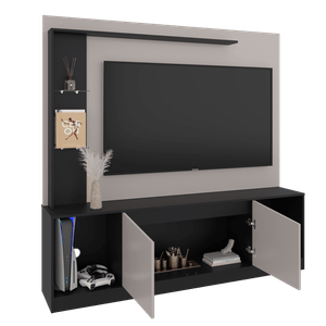 Centro de TV 65" Cuera 174X180X35 RTA Capri Wengue