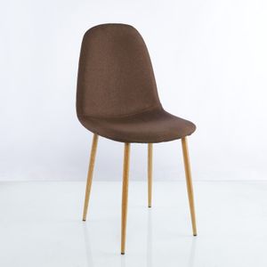 Set X2 Silla Concept - BM-DC001 85x44x50 Café Oscuro/ Claro