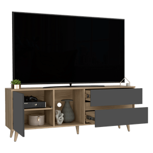 Rack para TV Salem 58X158X38 RTA Fresno Plomo
