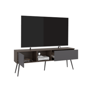 Mesa de TV 70" Zurich 58X158X35 RTA Milan Plomo