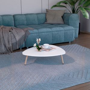Mesa de Centro Baja Narvik 21X74X61 RTA Blanco Mqz