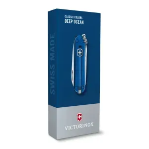 Navaja Victorinox Classic Sd Deep Ocean, Caja Plegable