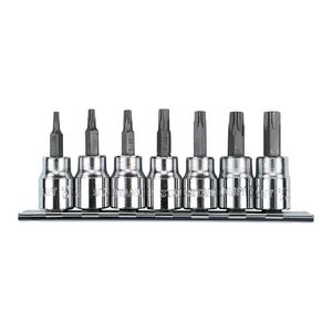 Juego de Copas Torx 7 Piezas Cuadrante 3/8" Stanley 87-342