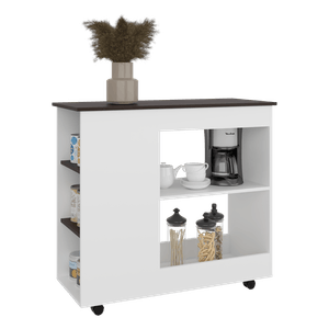 Meson de Cocina Nigella 89X100X40 RTA Blanco Nogal ZF