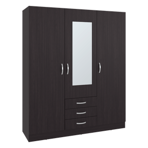 Armario 3P 3C Con Espejo 180X150X48 RTA Wengue ZF