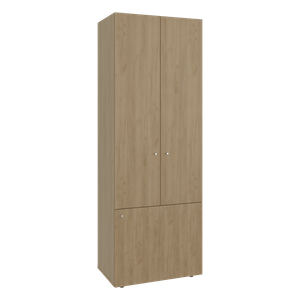 Closet 3 Puertas Tuhogar 170X60X40 RTA Fresno Blanco ZF