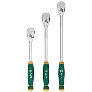 Juego De Rachet 120 Dientes 3 Piezas Sata 1/4-3/8-1/2 ST13975G